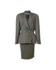 Vintage Thierry Mugler Couture Skirt Set
