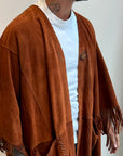 Vintage Suede Poncho