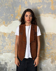 Vintage Suede Vest