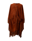 Vintage Suede Poncho