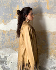 Vintage Fringed Leather Jacket