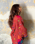Vintage Crystal Handwovens Blazer Jacket