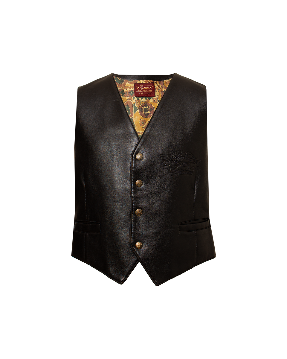 Vintage Leather Vest – nouvellevagueofficial