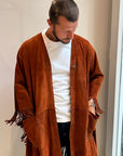 Vintage Suede Poncho