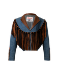 Vintage Diamond Denim Jacket