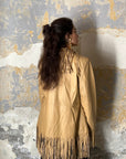 Vintage Fringed Leather Jacket