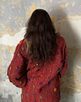 Vintage Crystal Handwovens Blazer Jacket