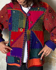Vintage Crystal Handwovens Blazer Jacket