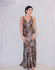 Vintage Leopard Cocktail Dress