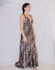 Vintage Leopard Cocktail Dress