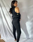 Vintage Caché Jumpsuit Set