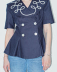 Vintage Leslie Lucks Top
