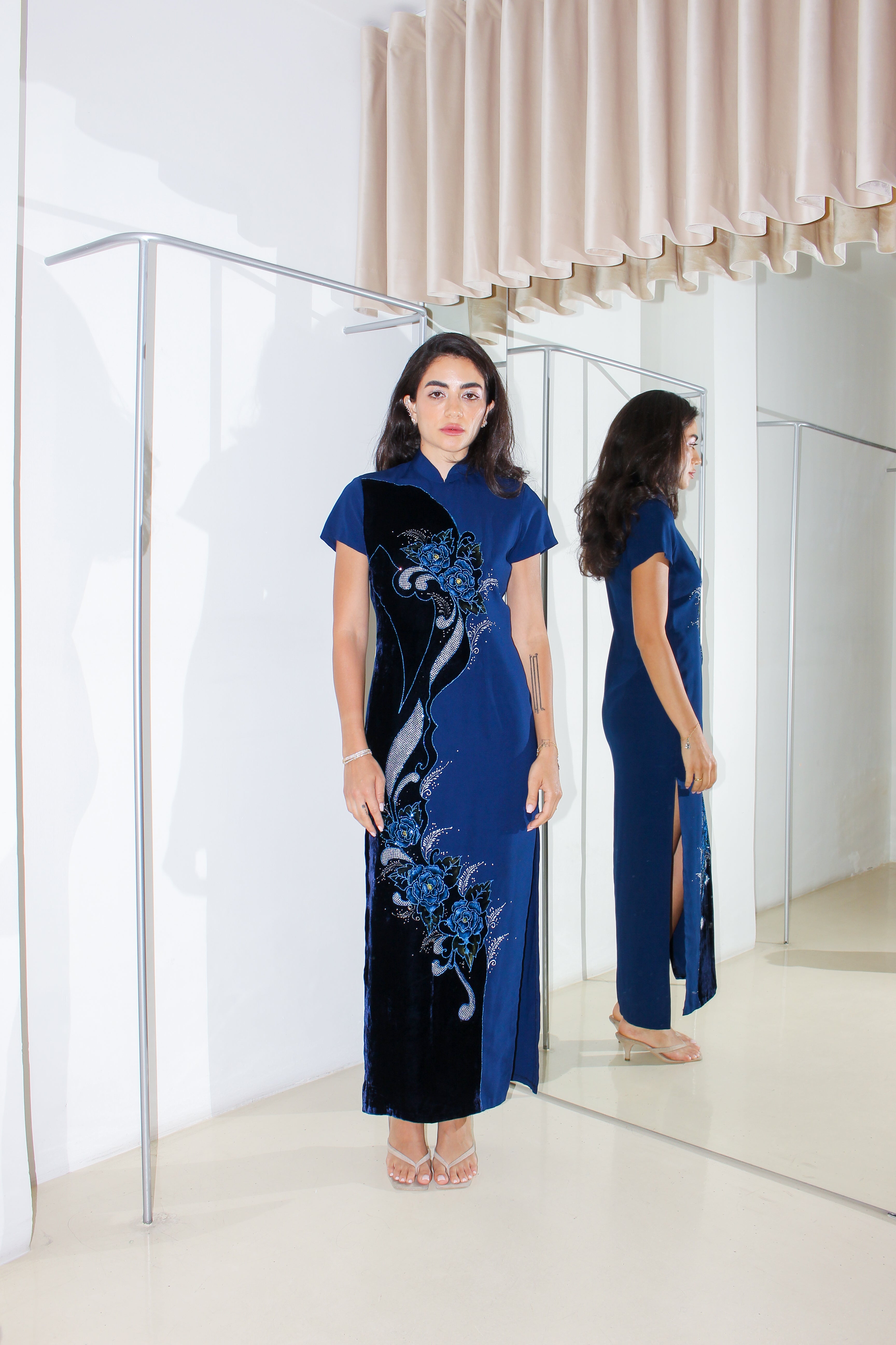 Vintage Mandarin Dress