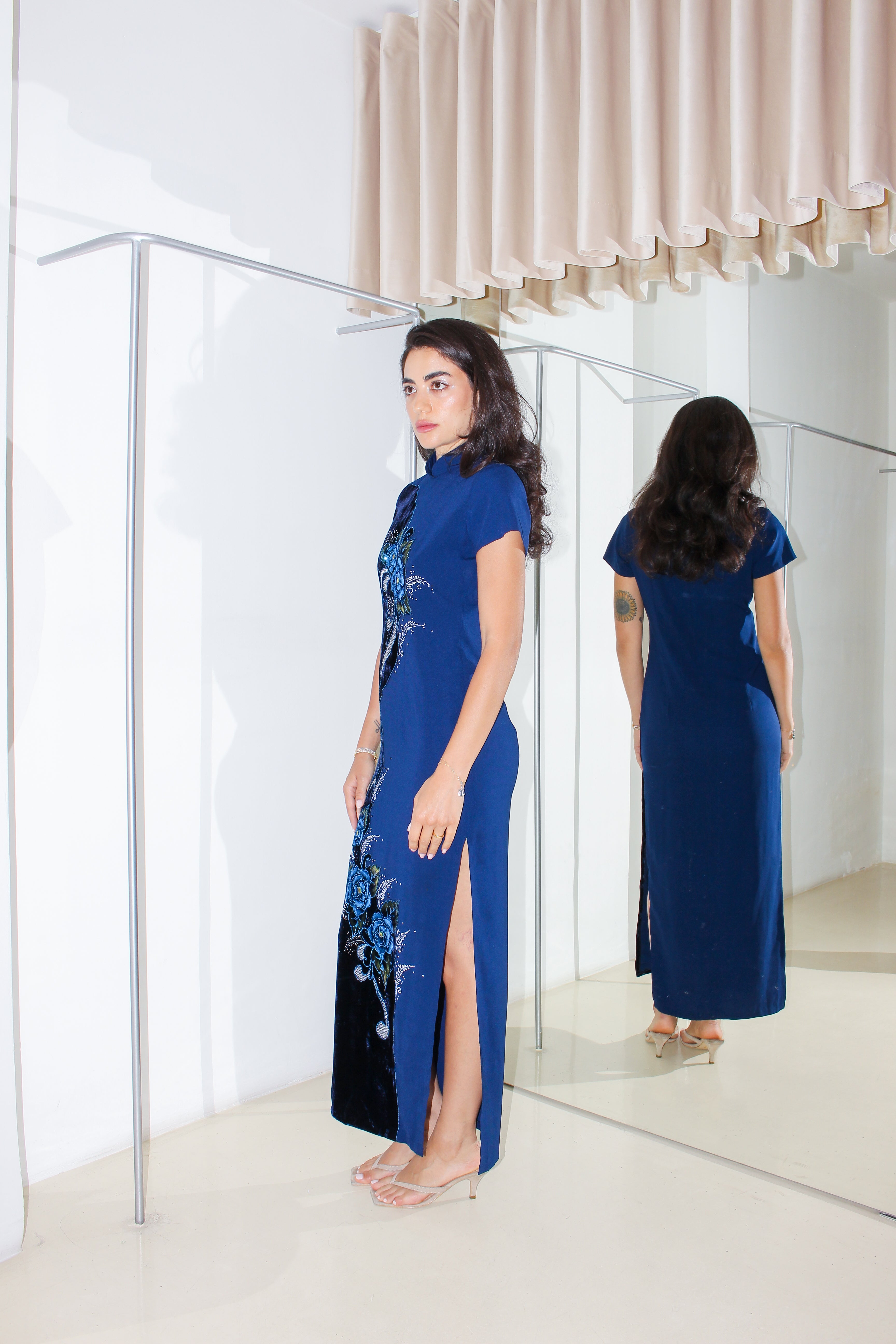 Vintage Mandarin Dress