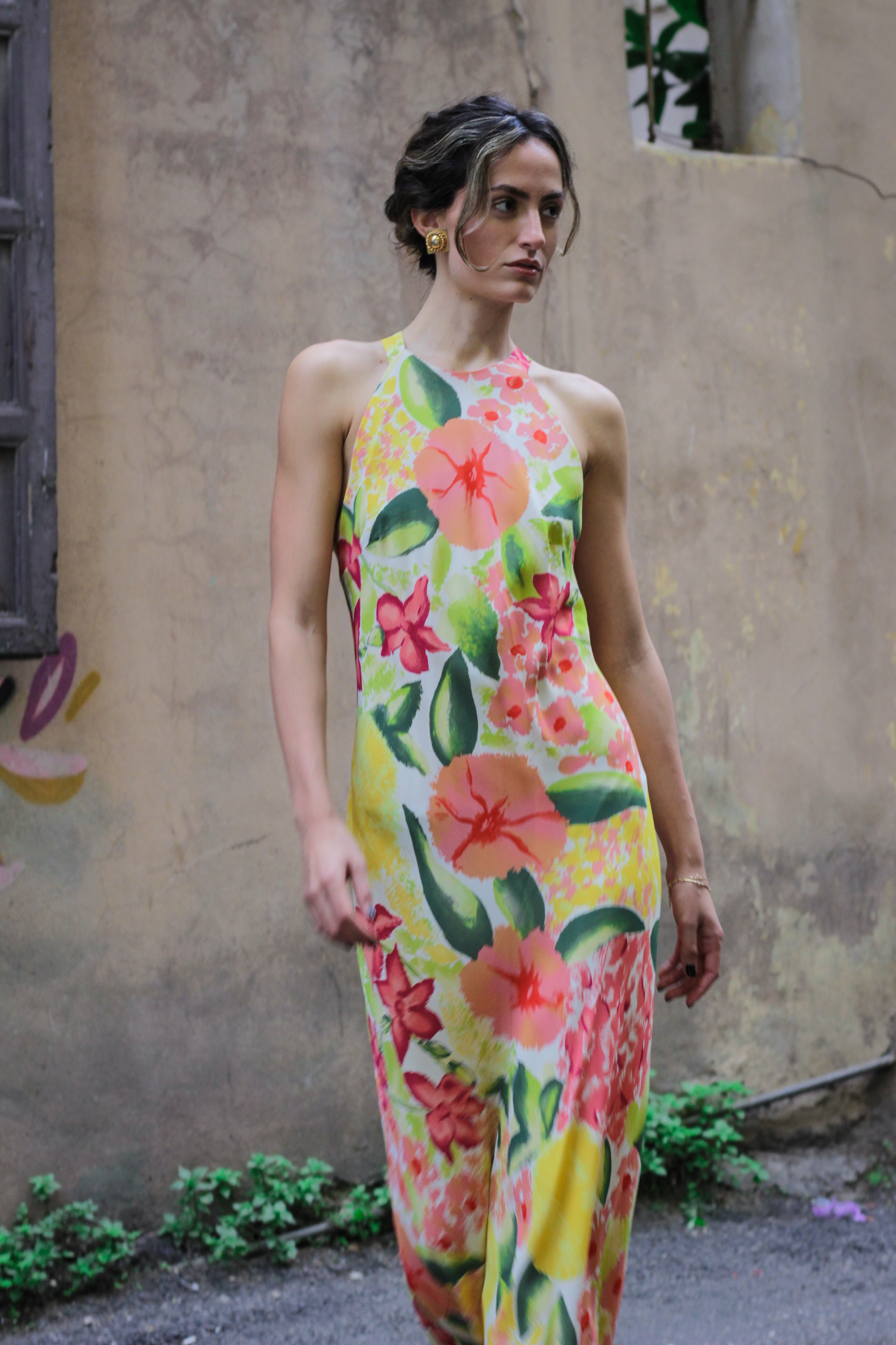 Vintage Floral Dress