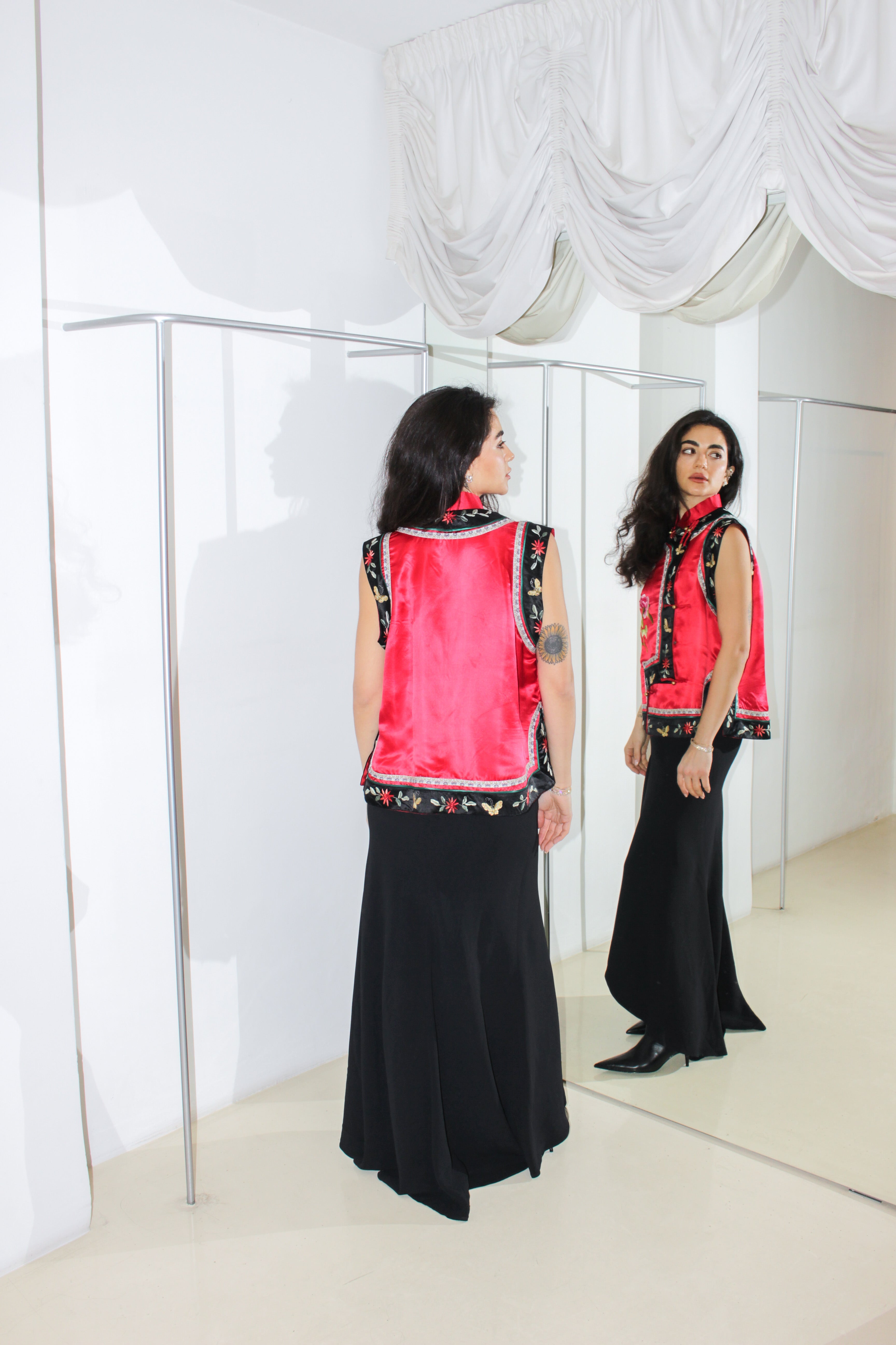 Vintage Mandarin Vest
