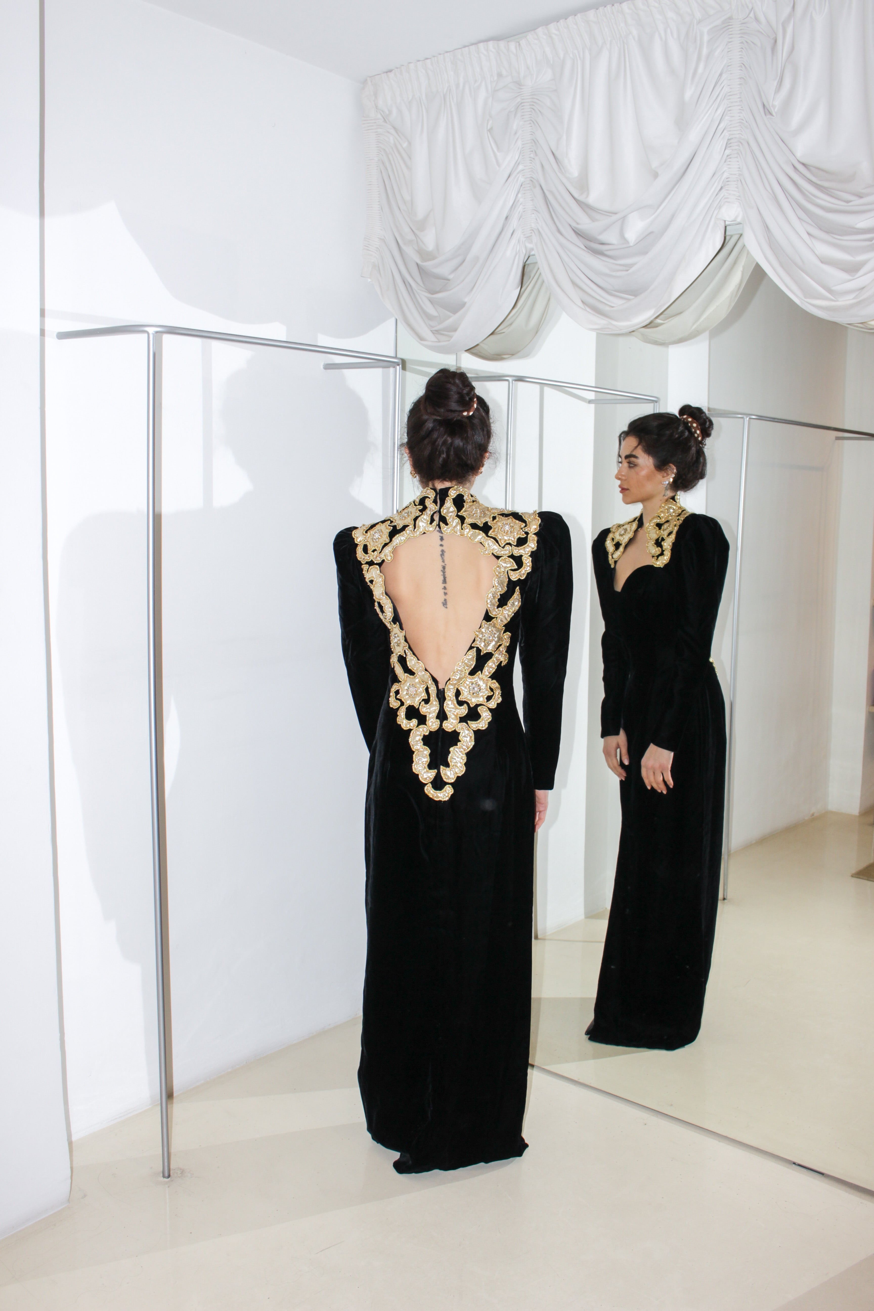 Vintage Velvet Dress
