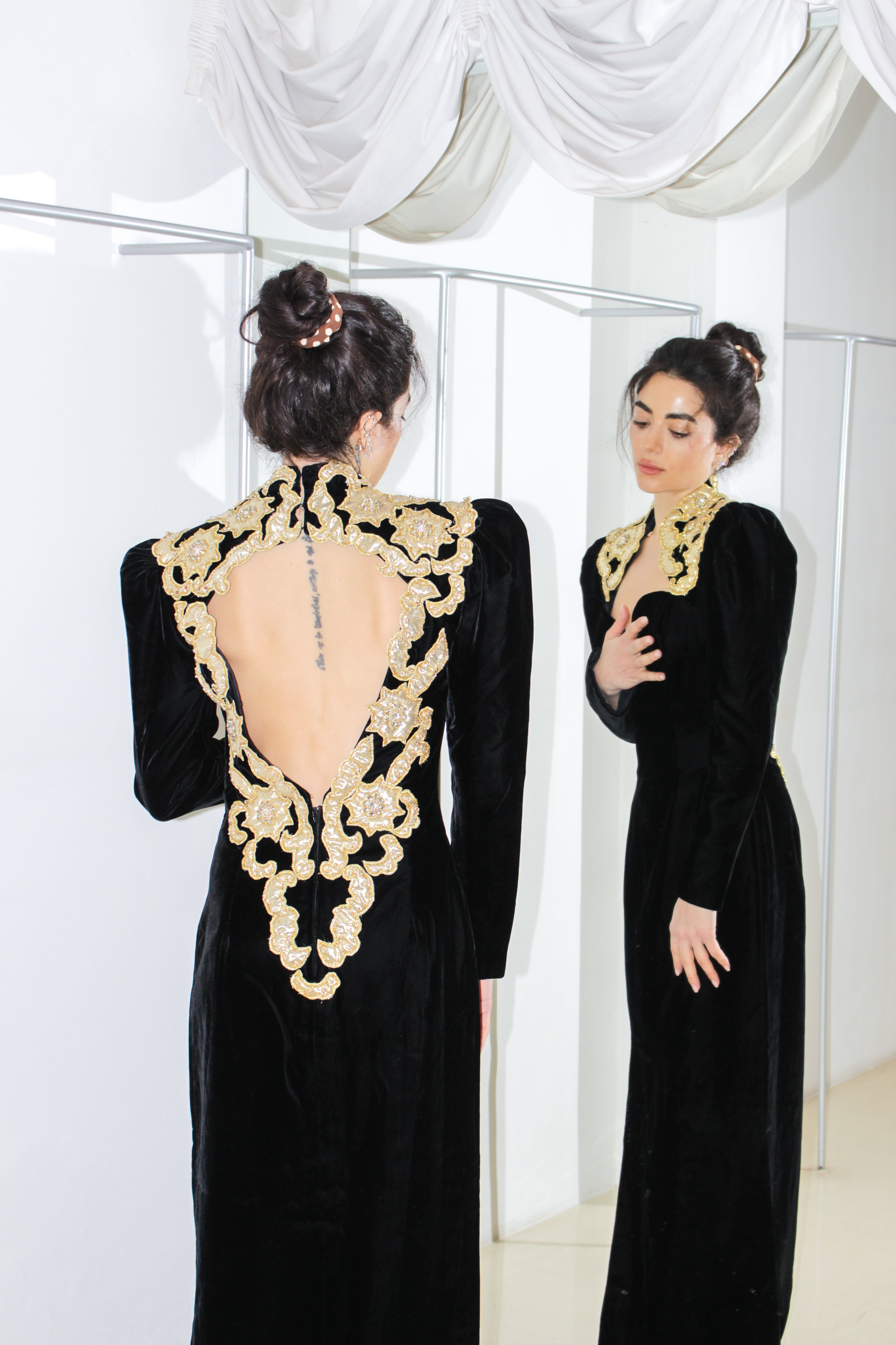 Vintage Velvet Dress