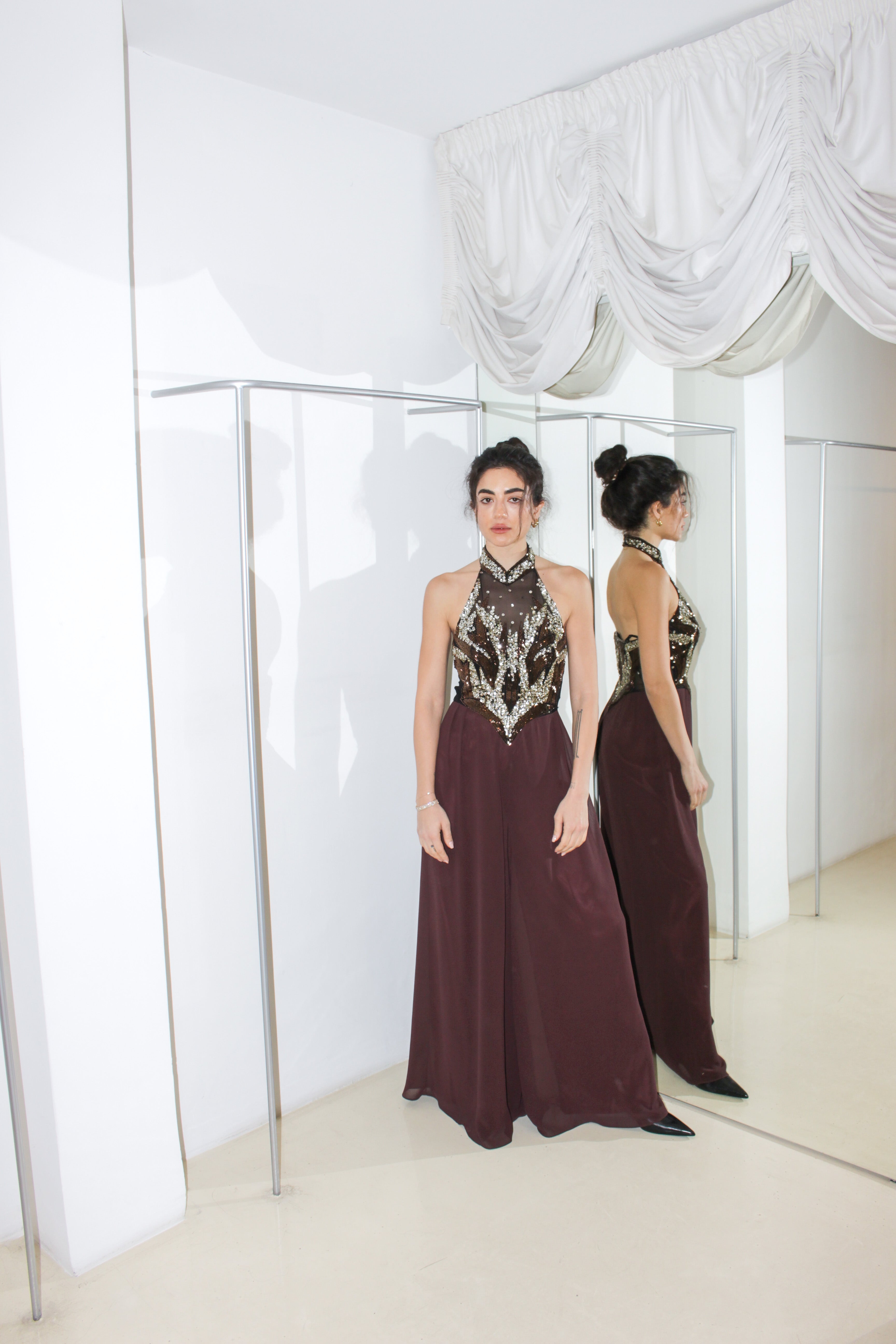 Vintage Beaded Jumpsuit