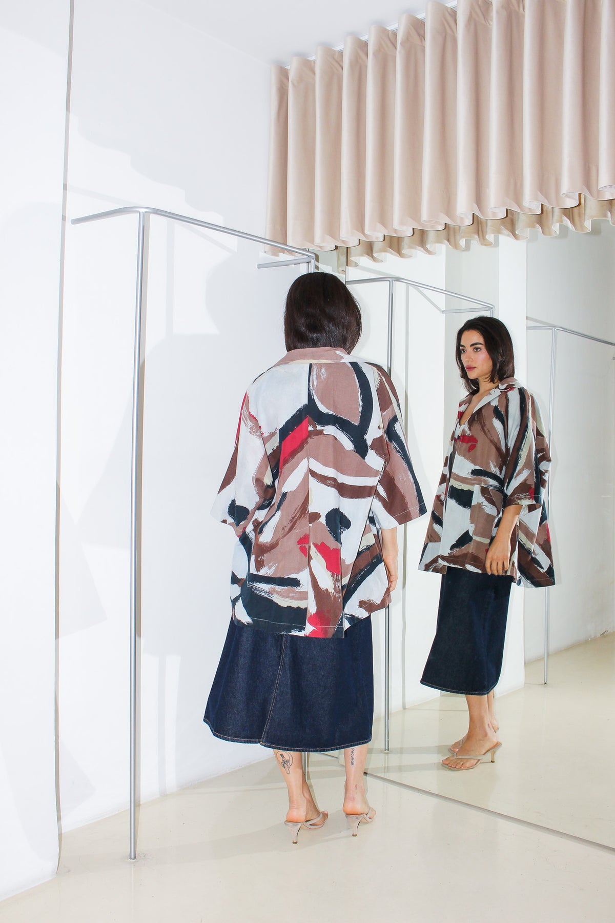 Vintage Fendi Shirt Vest Co-Ord Set