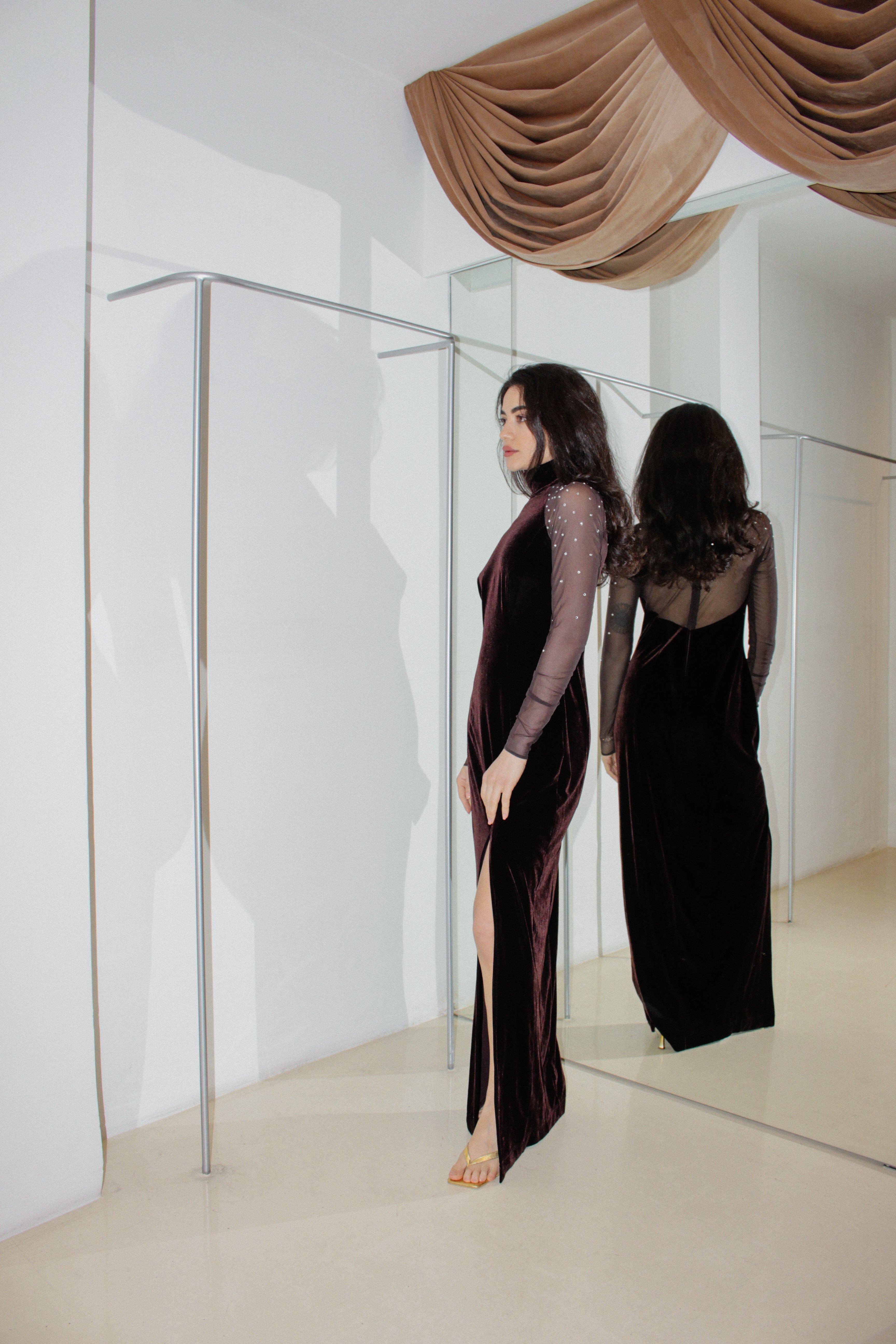Vintage Velvet Dress