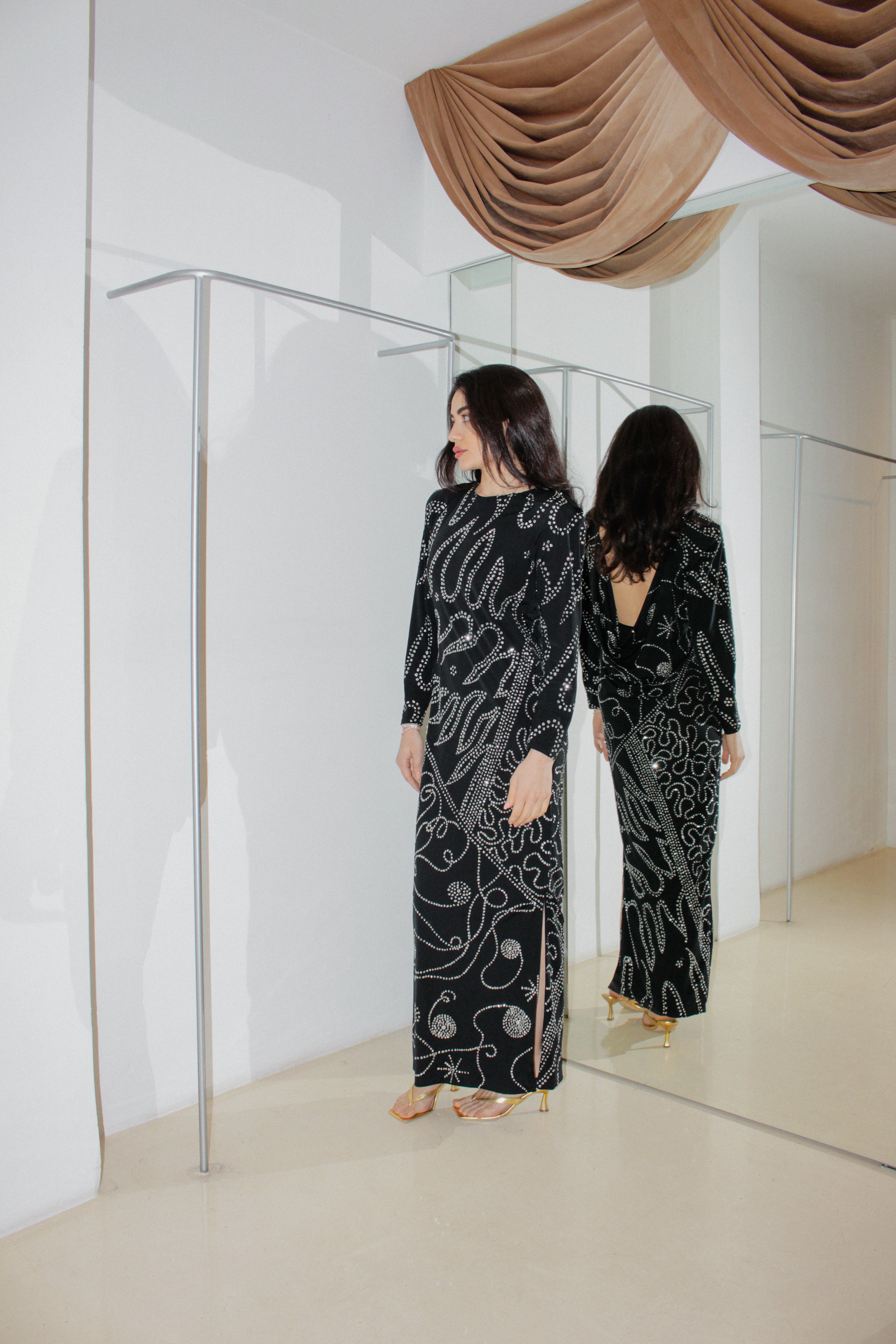 Vintage Sequined Dress