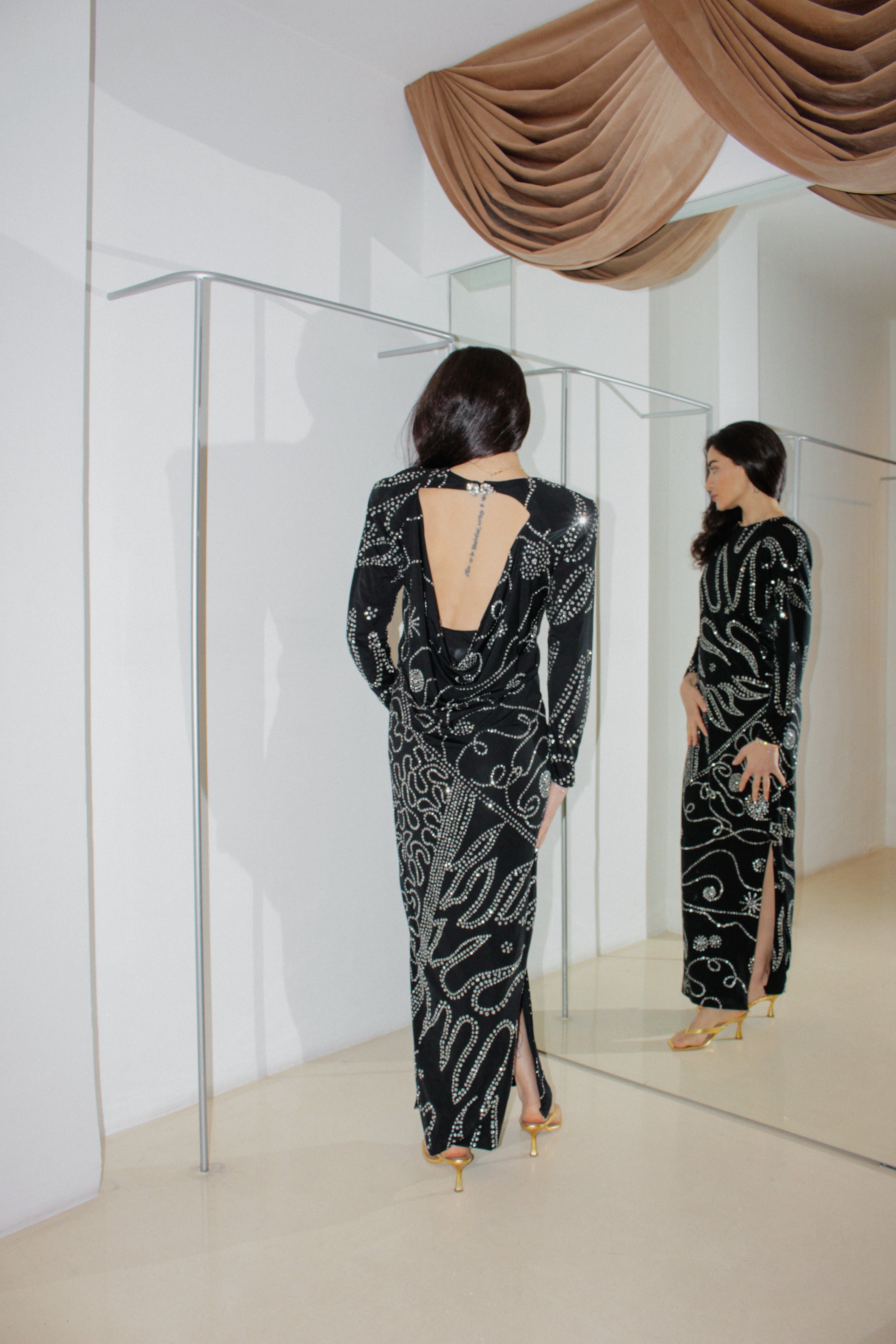 Vintage Sequined Dress