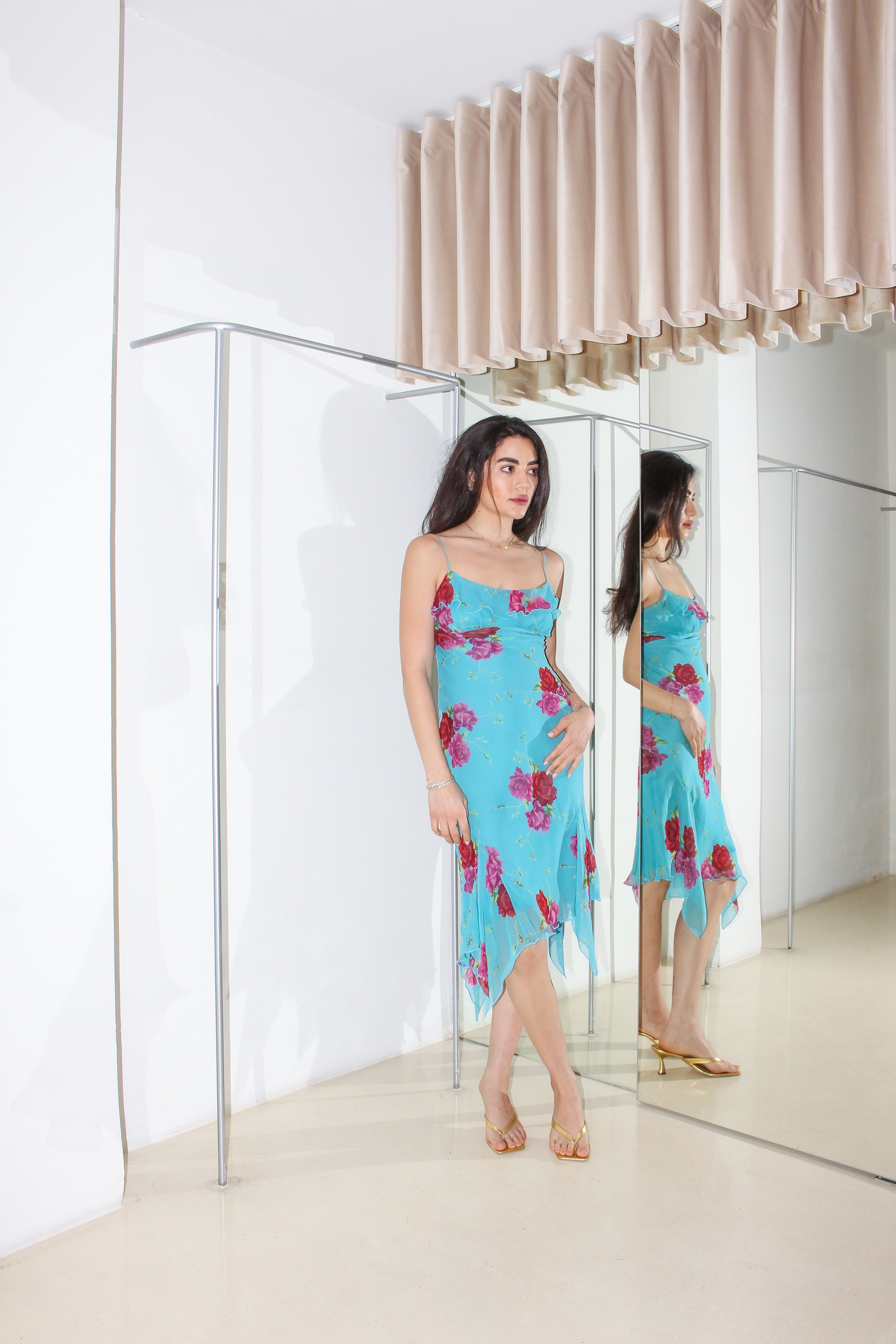 Vintage Floral Dress