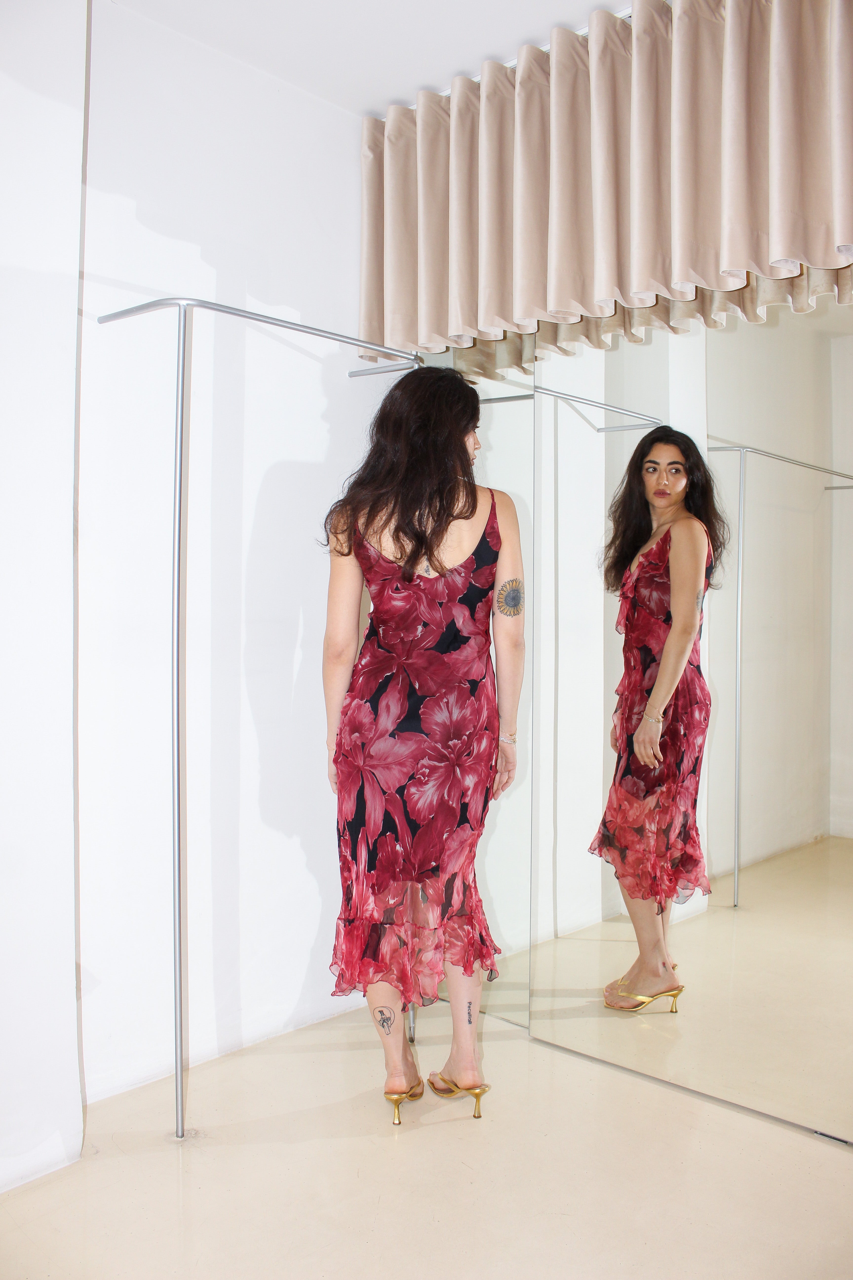Vintage Floral Dress
