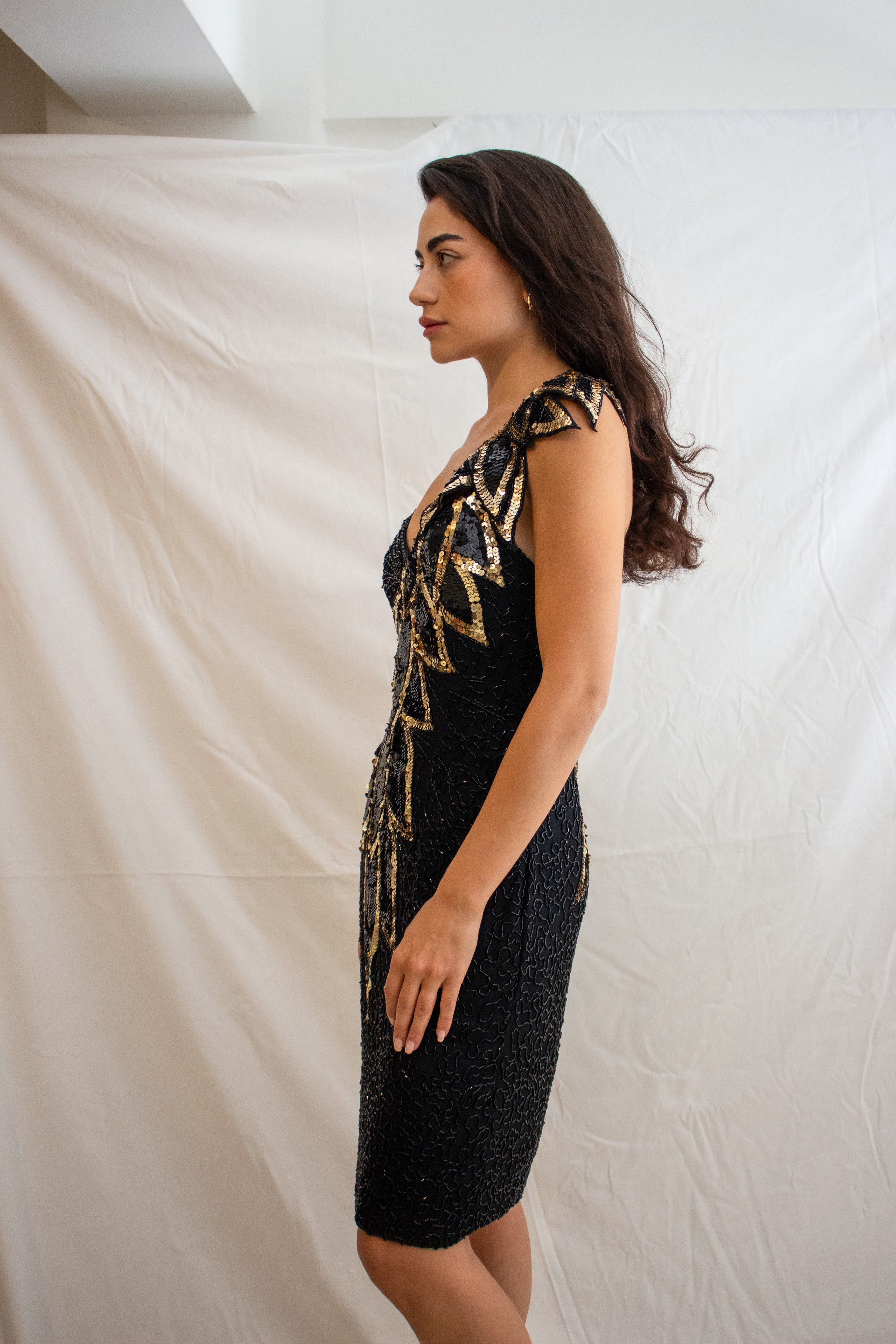 Vintage Sequined Dress