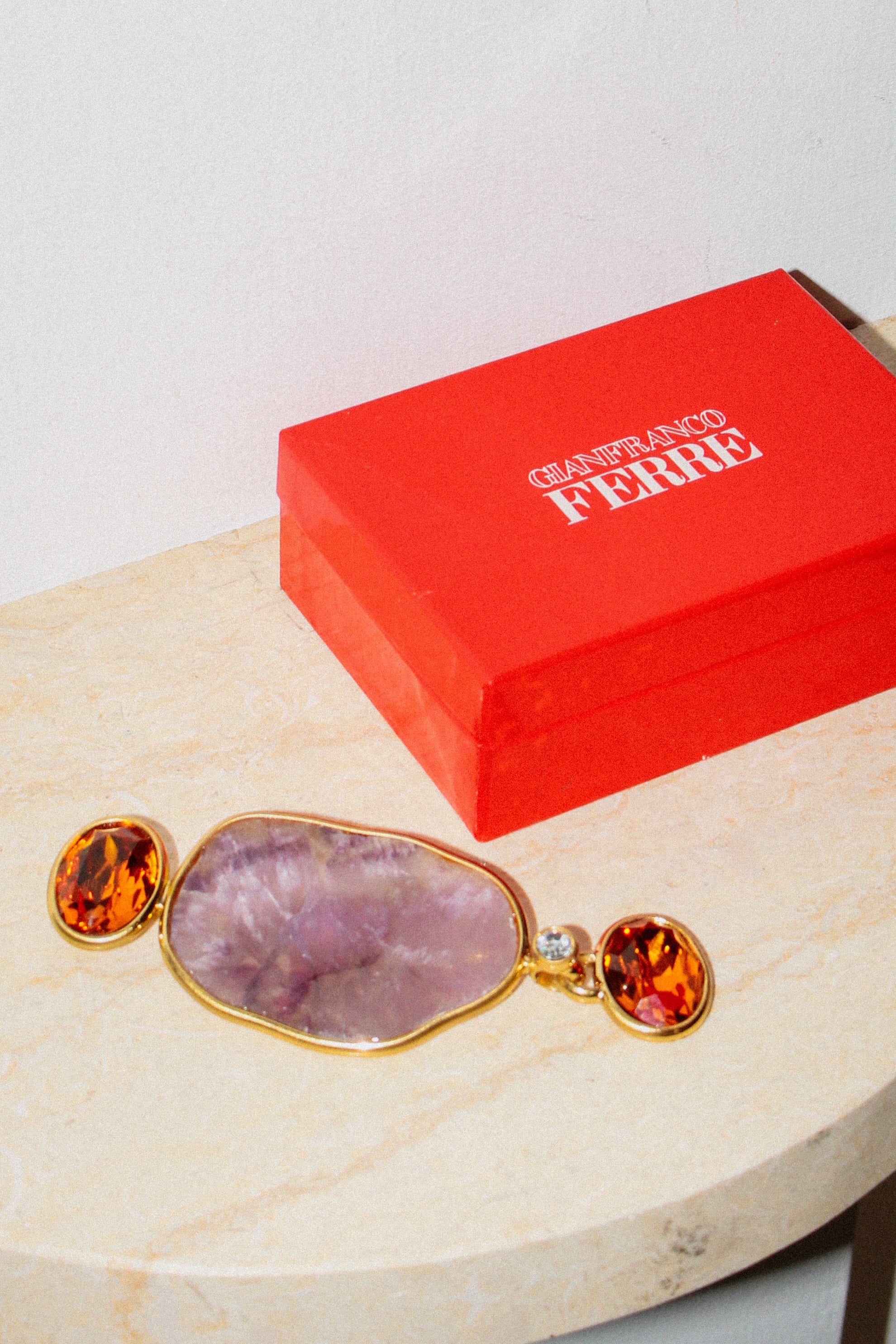 Vintage Gianfranco Ferre brooch