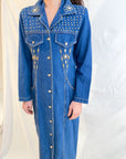 Vintage Denim Dress Jacket