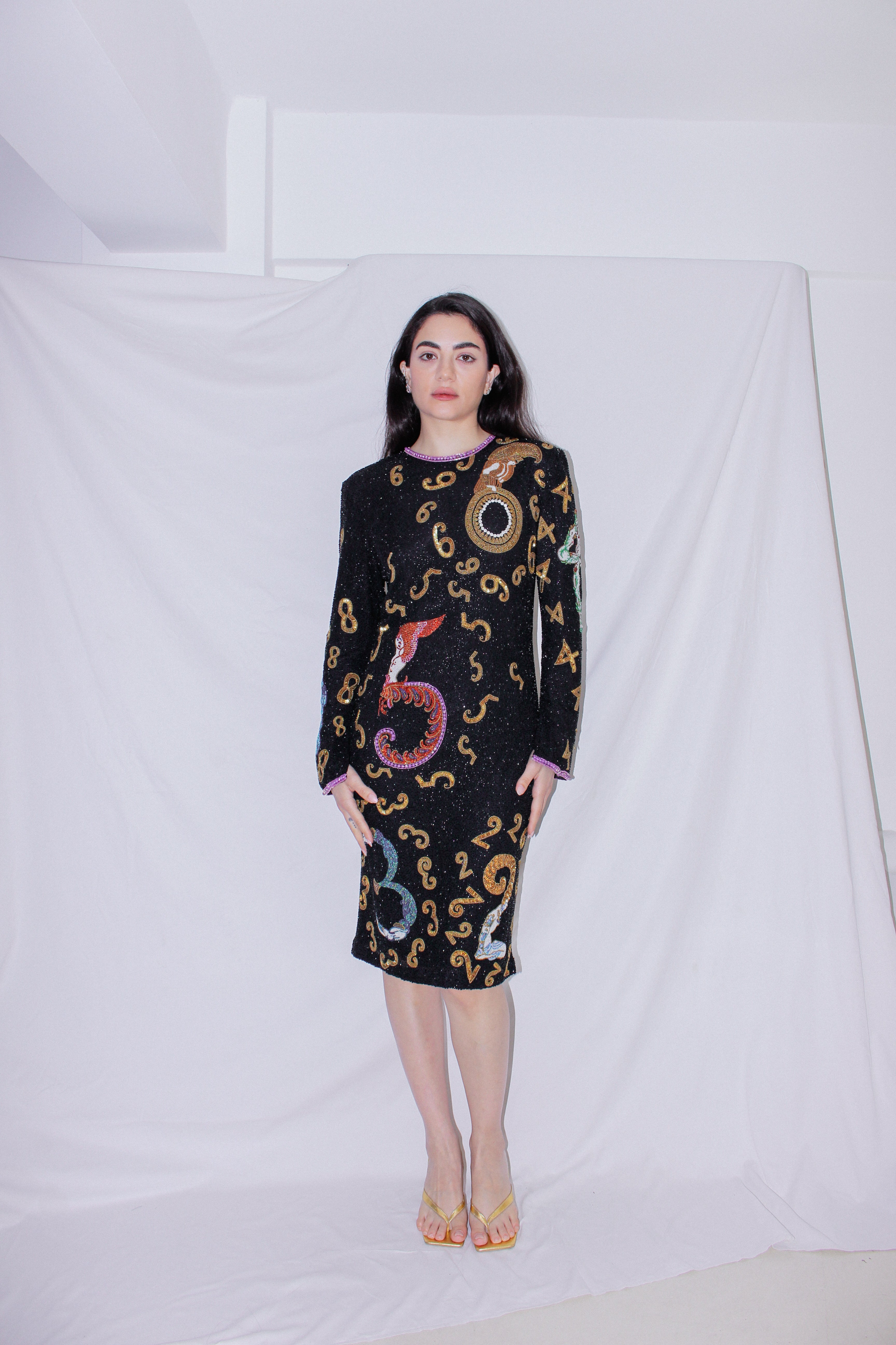 Vintage Beaded Dress