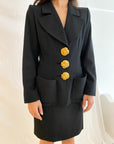 Vintage Yves-Saint Laurent Skirt Set
