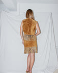 Vintage Suede Skirt Set
