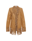 Vintage Fringed Leather Jacket