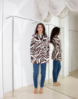 Vintage Zebra Trench coat