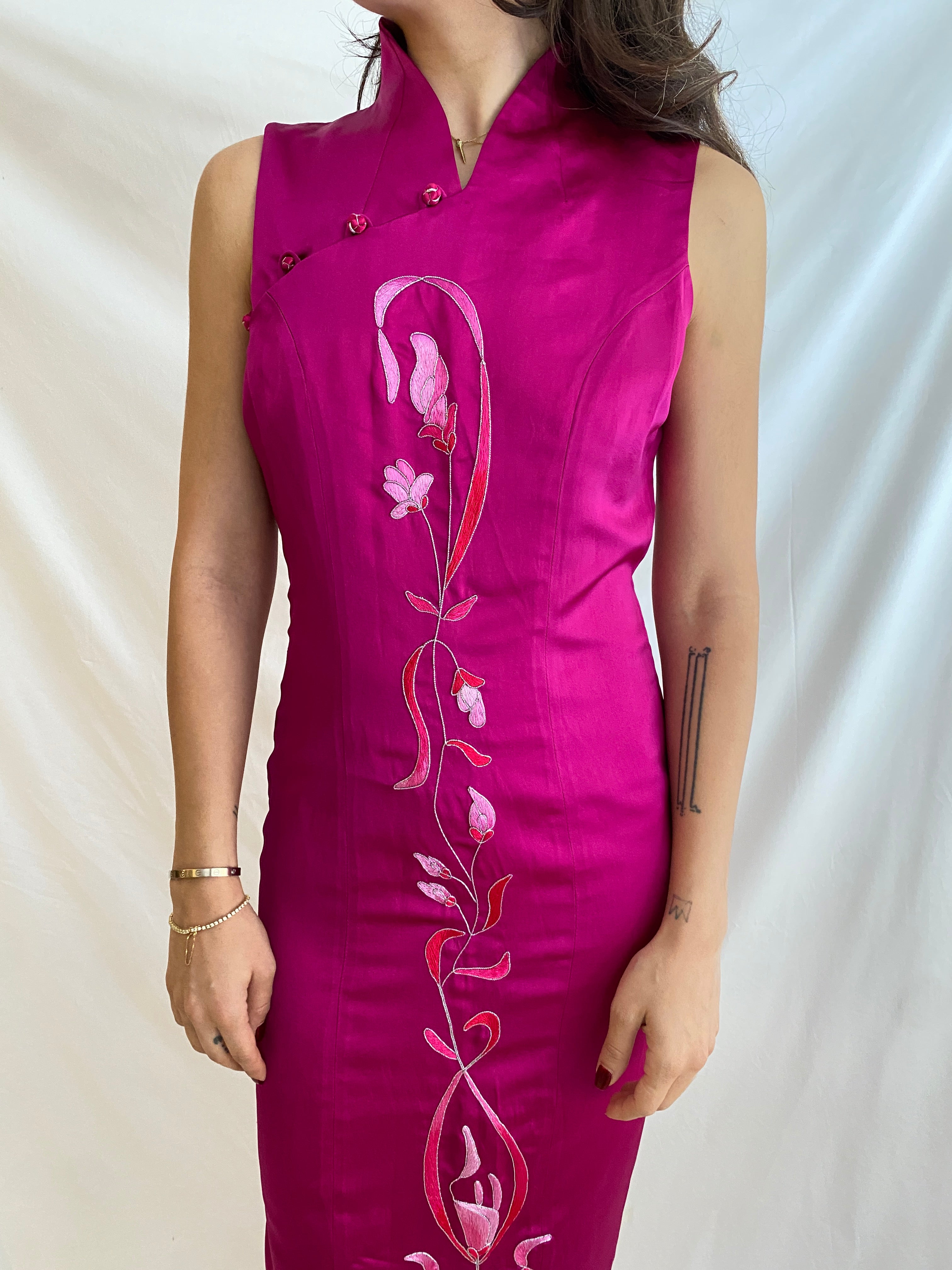 Vintage Cheongsam Dress