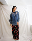 Vintage Pretty Bleu Shirt