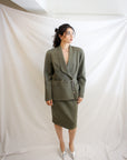 Vintage Thierry Mugler Couture Skirt Set