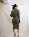 Vintage Thierry Mugler Couture Skirt Set