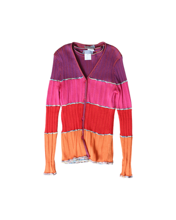 Vintage Missoni colorful top with a jacket