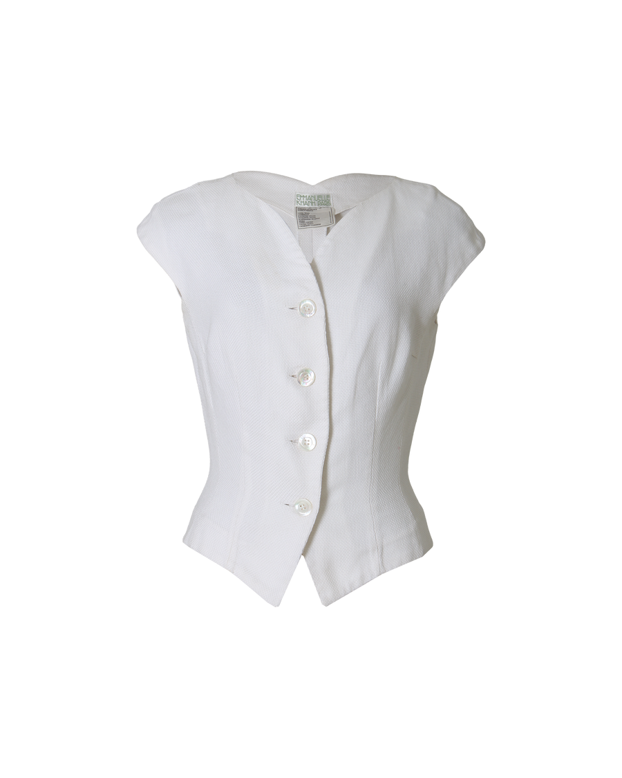Vintage Emmanuelle Khanh Top