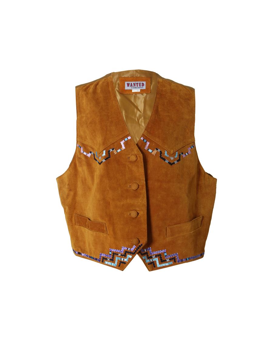 Vintage Suede Vest