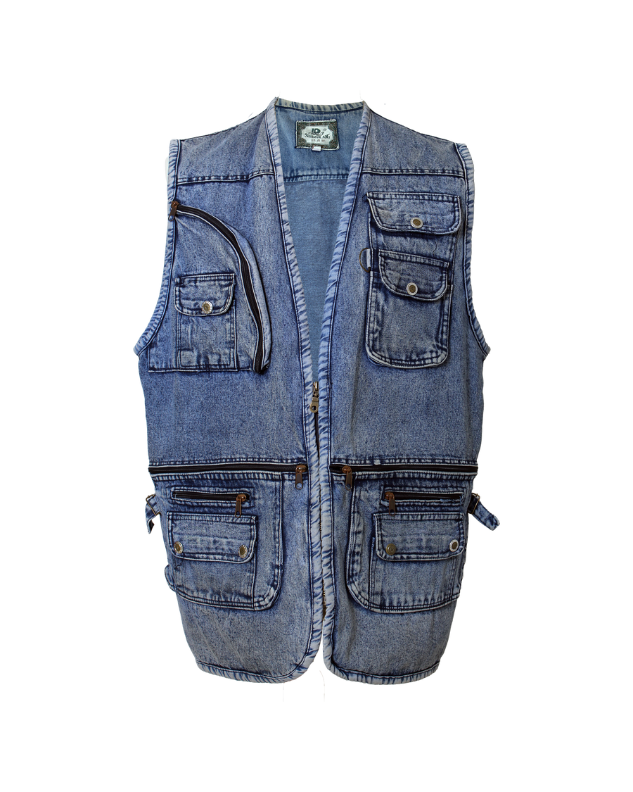 Vintage Vest Blue