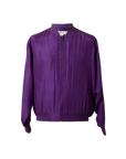 Vintage Silk Bomber Jacket