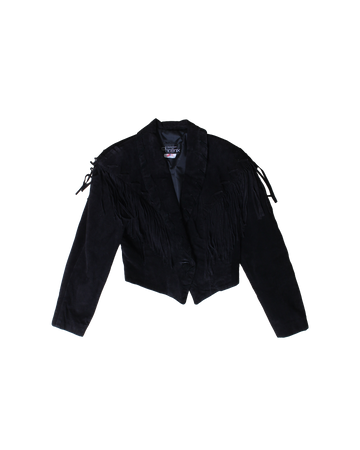 Vintage Suede Fringed Jacket