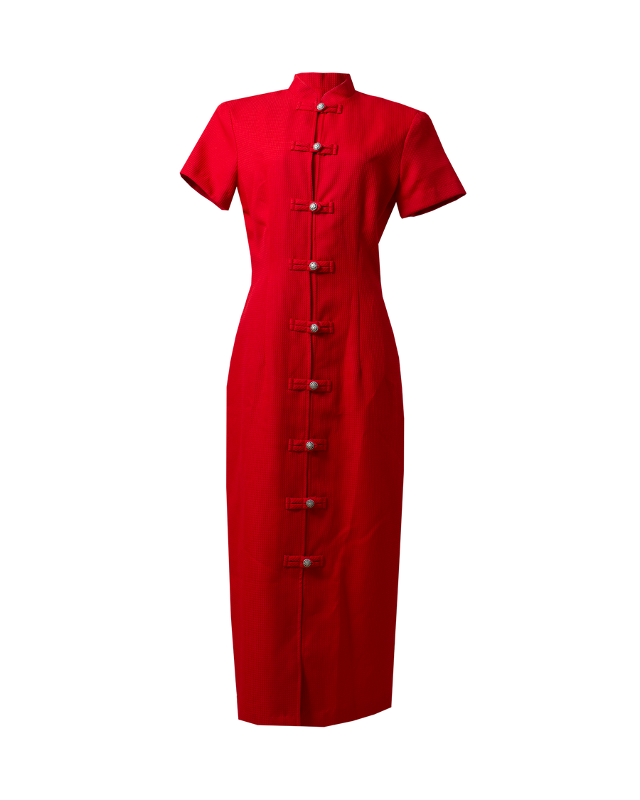 Vintage American Design Cheongsam Dress