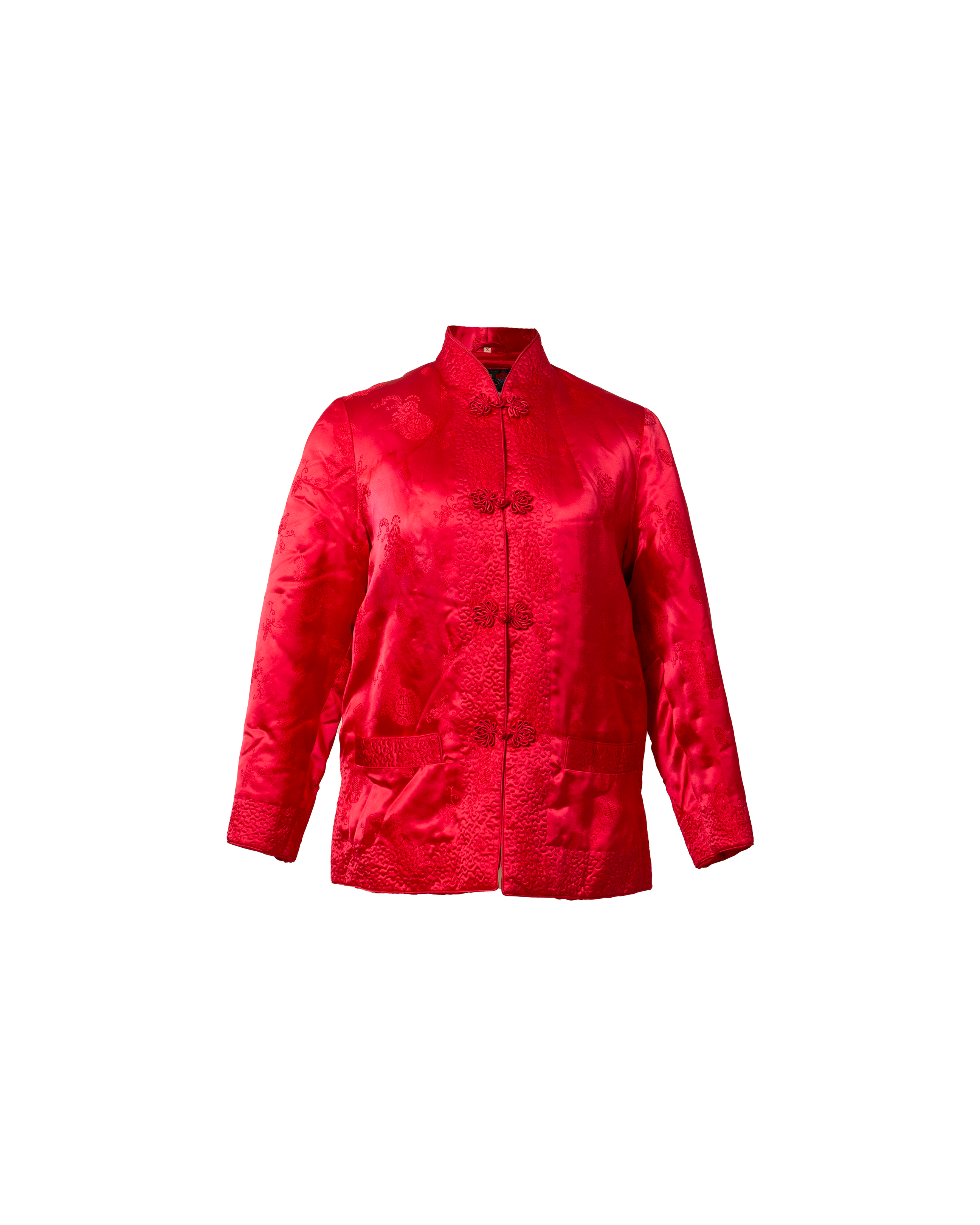 Vintage Peony Mandarin Jacket