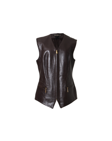 Vintage Escada Leather Vest